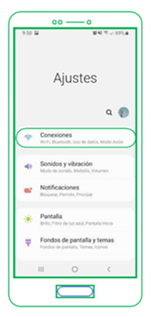 Configuración APN Sambatel en Android Paso 2 Conexiones