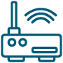 Icono de router profesional