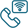 Icono de Voice over WiFi voWiFi